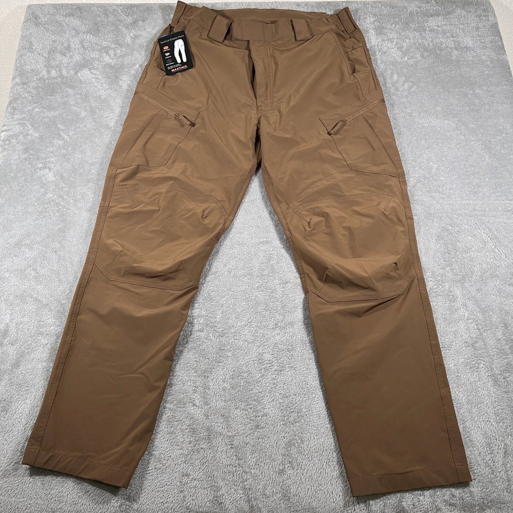 MAXTACS Tactical Pants Mens 38x32 Brown Elastx Water Resistant 4-Way Stretch NWT